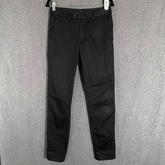 Asket Slim Fit Chino Pants - Men's Size 28*32 - Black - Picture 1 of 9